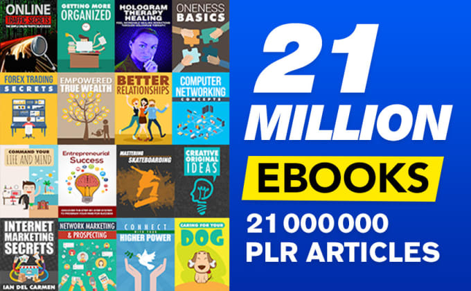 21 Million Ebooks PLR Articles and Virtual Merchandise 21 Million Ebooks PLR Articles and Virtual Merchandise